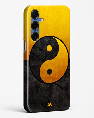 Yin Yang in Gold Hard Case Phone Cover (Samsung)