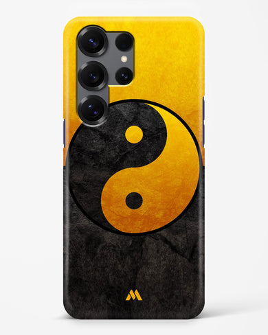 Yin Yang in Gold Hard Case Phone Cover (Samsung)
