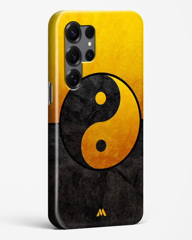 Yin Yang in Gold Hard Case Phone Cover (Samsung)