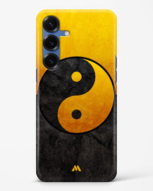 Yin Yang in Gold Hard Case Phone Cover (Samsung)