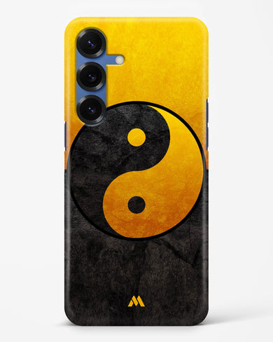 Yin Yang in Gold Hard Case Phone Cover (Samsung)