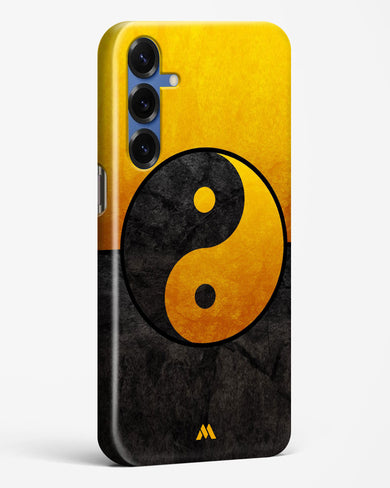 Yin Yang in Gold Hard Case Phone Cover (Samsung)