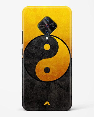 Yin Yang in Gold Hard Case Phone Cover (Vivo)