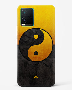 Yin Yang in Gold Hard Case Phone Cover (Vivo)