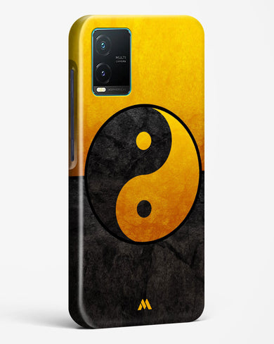 Yin Yang in Gold Hard Case Phone Cover-(Vivo)