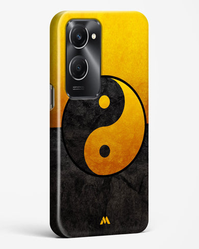 Yin Yang in Gold Hard Case Phone Cover (Vivo)