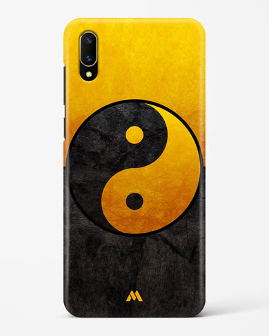 Yin Yang in Gold Hard Case Phone Cover-(Vivo)