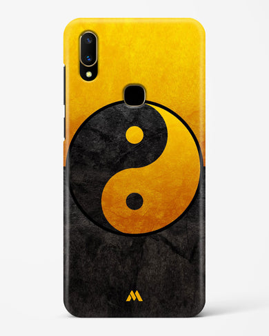 Yin Yang in Gold Hard Case Phone Cover-(Vivo)