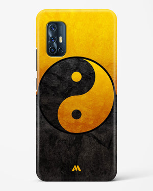 Yin Yang in Gold Hard Case Phone Cover (Vivo)