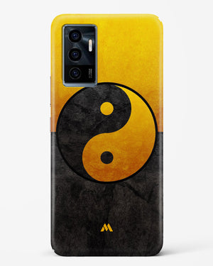 Yin Yang in Gold Hard Case Phone Cover-(Vivo)