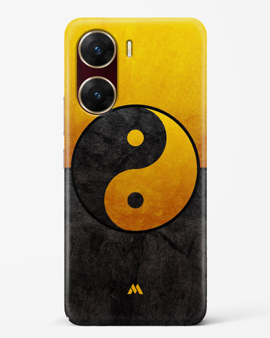 Yin Yang in Gold Hard Case Phone Cover-(Vivo)