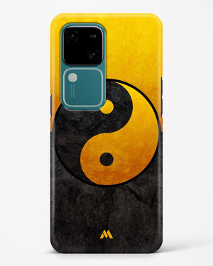 Yin Yang in Gold Hard Case Phone Cover (Vivo)