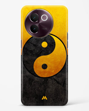 Yin Yang in Gold Hard Case Phone Cover (Vivo)