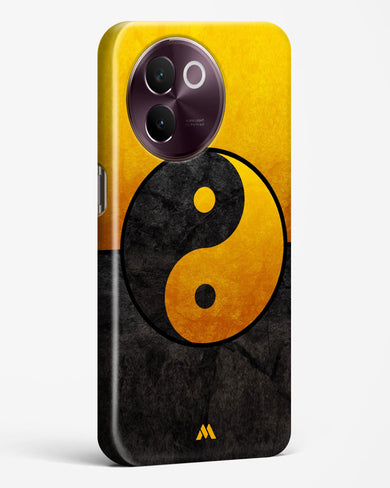 Yin Yang in Gold Hard Case Phone Cover (Vivo)