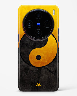 Yin Yang in Gold Hard Case Phone Cover (Vivo)