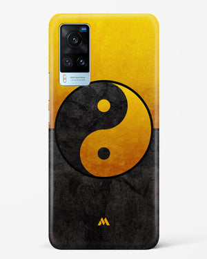 Yin Yang in Gold Hard Case Phone Cover (Vivo)