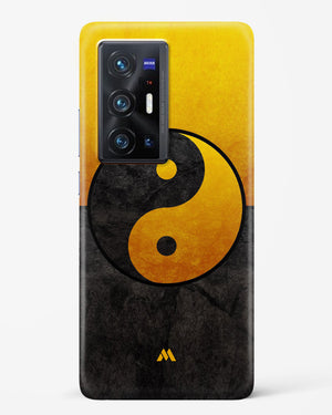 Yin Yang in Gold Hard Case Phone Cover (Vivo)