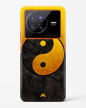 Yin Yang in Gold Hard Case Phone Cover-(Vivo)