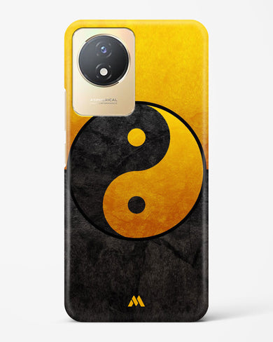 Yin Yang in Gold Hard Case Phone Cover-(Vivo)