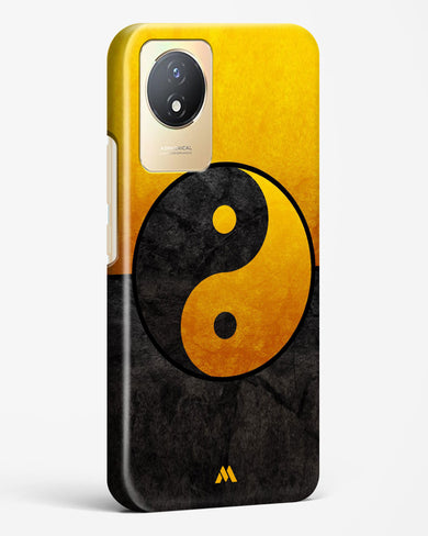 Yin Yang in Gold Hard Case Phone Cover-(Vivo)