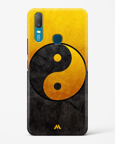 Yin Yang in Gold Hard Case Phone Cover-(Vivo)