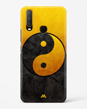Yin Yang in Gold Hard Case Phone Cover (Vivo)
