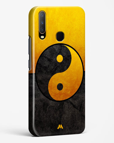 Yin Yang in Gold Hard Case Phone Cover-(Vivo)