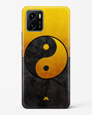 Yin Yang in Gold Hard Case Phone Cover (Vivo)