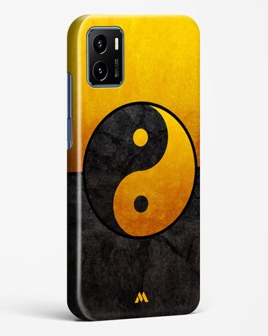 Yin Yang in Gold Hard Case Phone Cover-(Vivo)