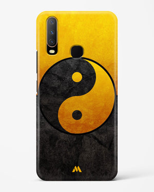 Yin Yang in Gold Hard Case Phone Cover (Vivo)