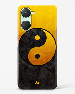 Yin Yang in Gold Hard Case Phone Cover (Vivo)
