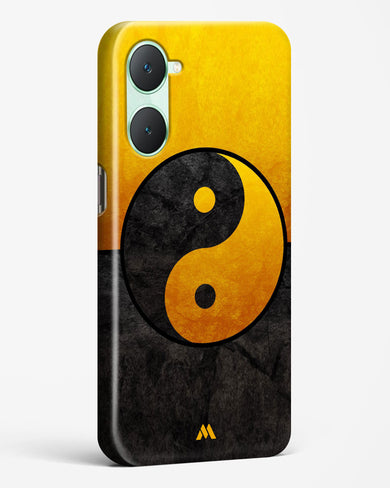 Yin Yang in Gold Hard Case Phone Cover (Vivo)