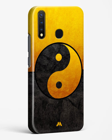 Yin Yang in Gold Hard Case Phone Cover-(Vivo)