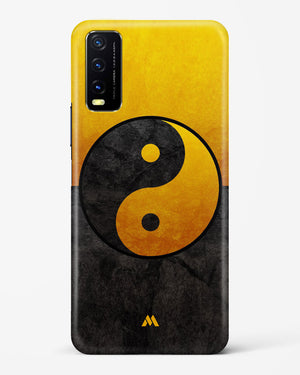 Yin Yang in Gold Hard Case Phone Cover-(Vivo)