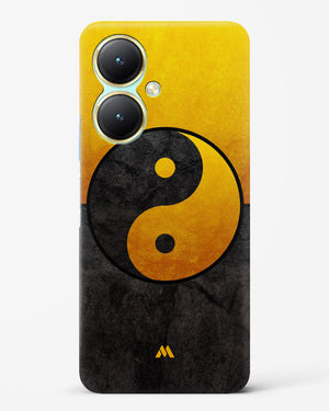 Yin Yang in Gold Hard Case Phone Cover (Vivo)