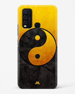 Yin Yang in Gold Hard Case Phone Cover-(Vivo)