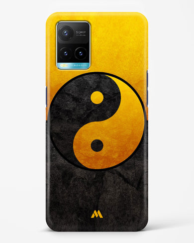 Yin Yang in Gold Hard Case Phone Cover (Vivo)