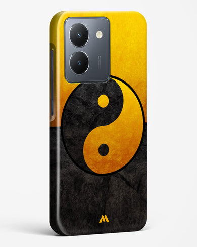 Yin Yang in Gold Hard Case Phone Cover-(Vivo)