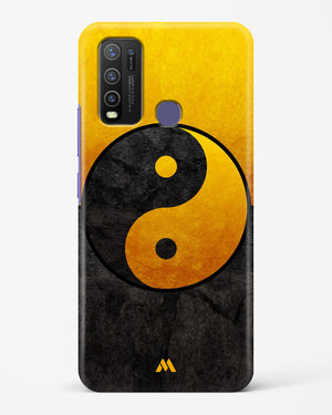 Yin Yang in Gold Hard Case Phone Cover-(Vivo)