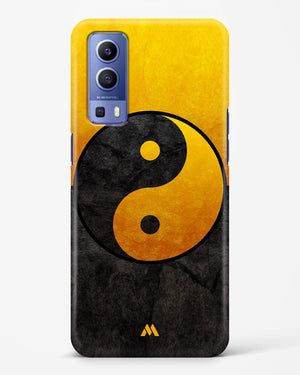 Yin Yang in Gold Hard Case Phone Cover (Vivo)