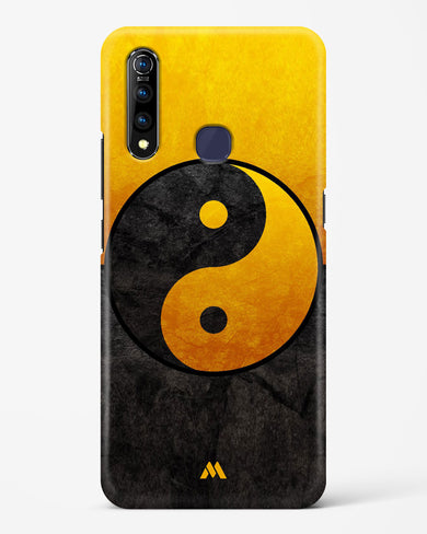 Yin Yang in Gold Hard Case Phone Cover-(Vivo)