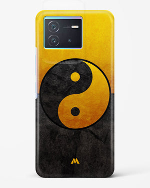 Yin Yang in Gold Hard Case Phone Cover-(Vivo)