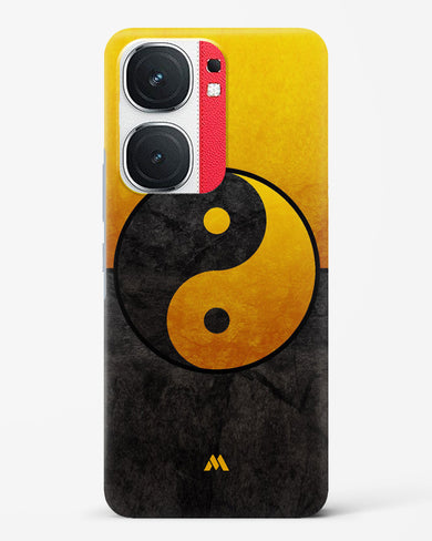 Yin Yang in Gold Hard Case Phone Cover (Vivo)