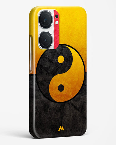 Yin Yang in Gold Hard Case Phone Cover (Vivo)