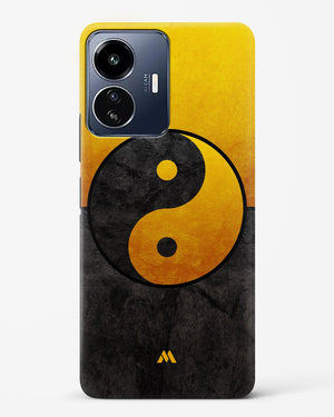 Yin Yang in Gold Hard Case Phone Cover (Vivo)