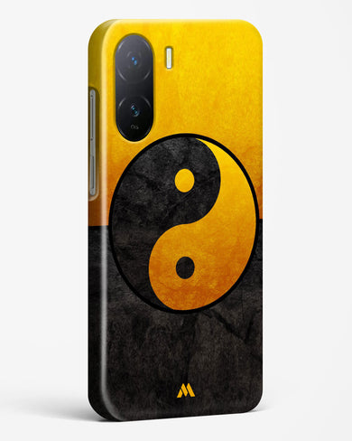 Yin Yang in Gold Hard Case Phone Cover-(Vivo)