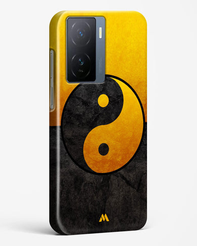 Yin Yang in Gold Hard Case Phone Cover (Vivo)