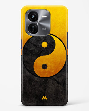 Yin Yang in Gold Hard Case Phone Cover (Vivo)