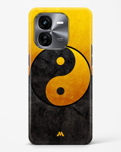 Yin Yang in Gold Hard Case Phone Cover (Vivo)