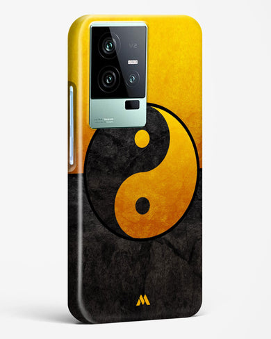 Yin Yang in Gold Hard Case Phone Cover (Vivo)